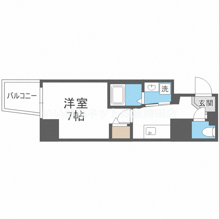 6階の間取り図