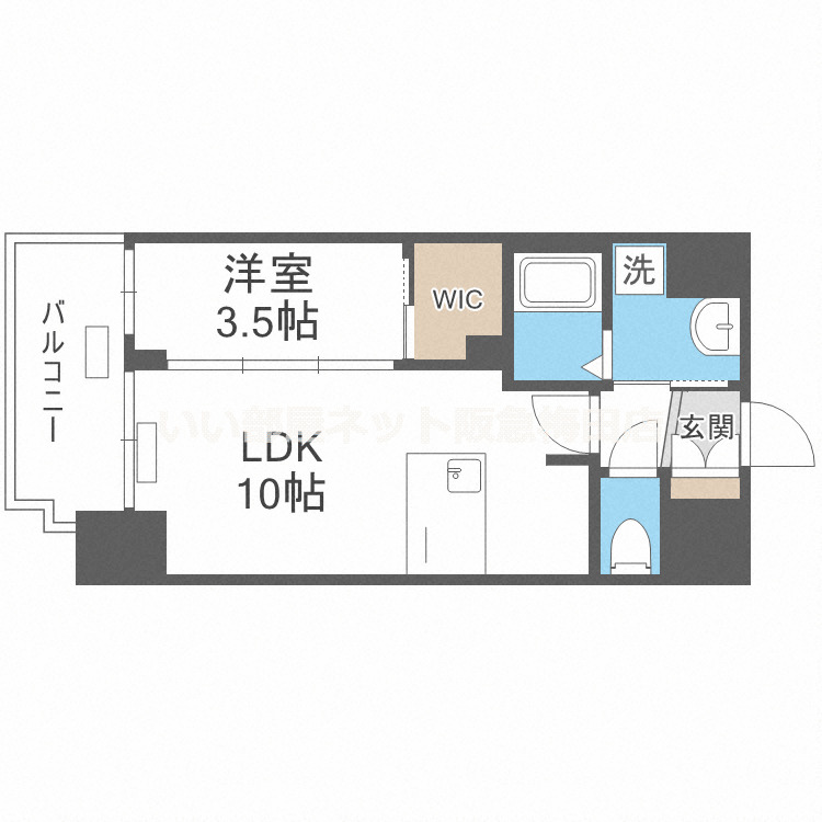 9階の間取り図