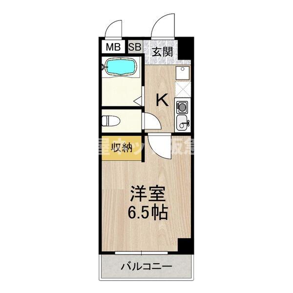 4階の間取り図