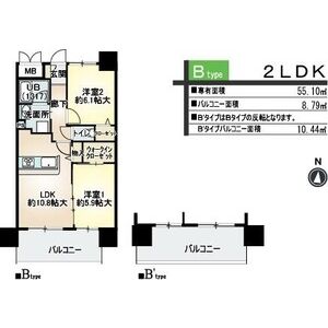 15階の間取り図