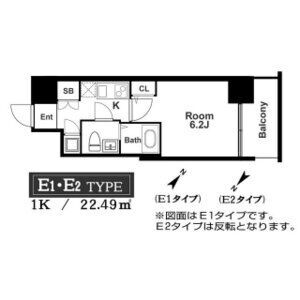 13階の間取り図