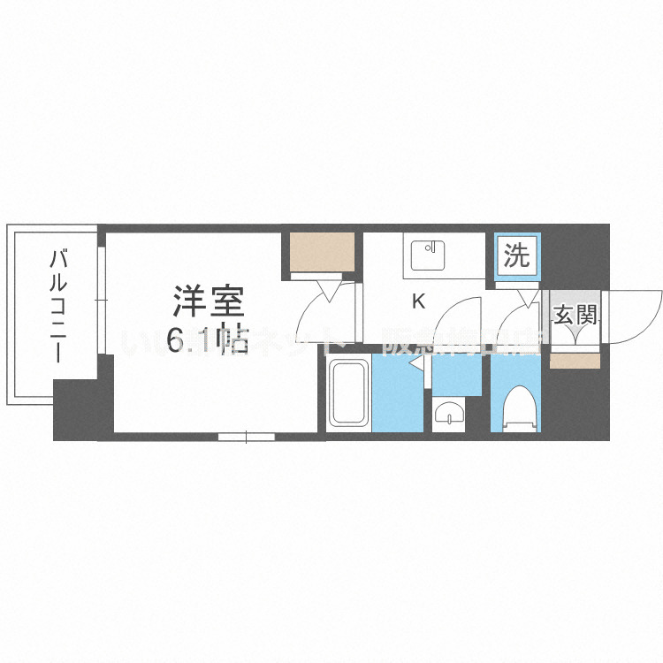 6階の間取り図