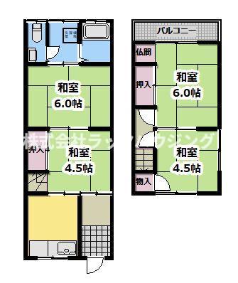 1階の間取り図