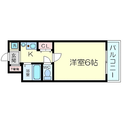 4階の間取り図