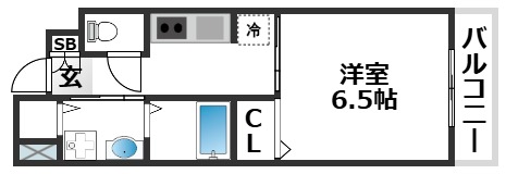 1階の間取り図