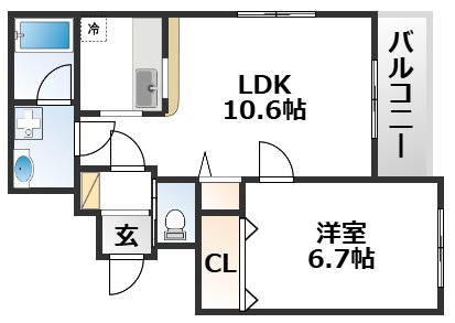 4階の間取り図