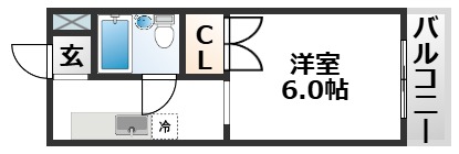 2階の間取り図