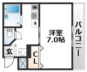 3階の間取り図