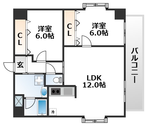 7階の間取り図
