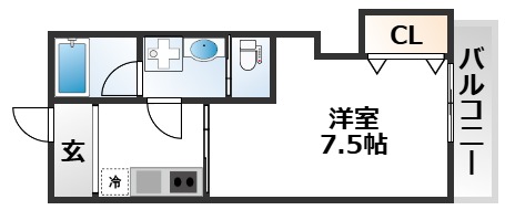 4階の間取り図