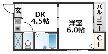 2階の間取り図