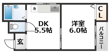 2階の間取り図