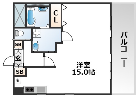 7階の間取り図