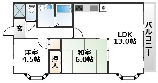 3階の間取り図
