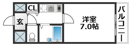 2階の間取り図