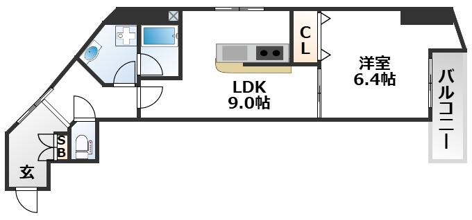 3階の間取り図