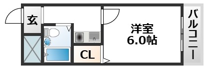 3階の間取り図