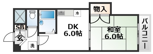 4階の間取り図