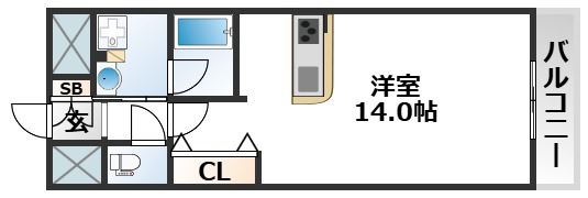 2階の間取り図