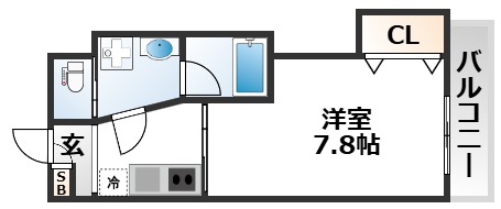 4階の間取り図