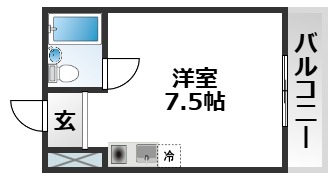 1階の間取り図