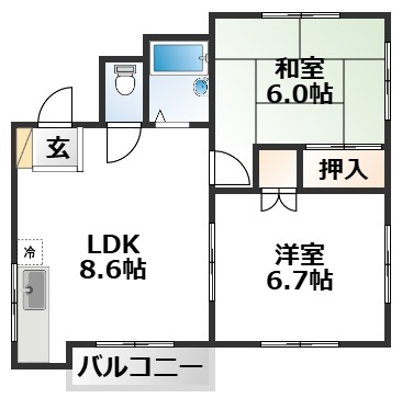 4階の間取り図