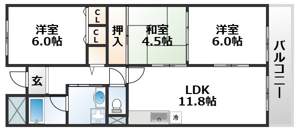 7階の間取り図