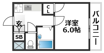 2階の間取り図