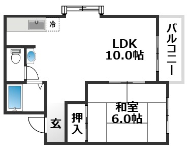 2階の間取り図