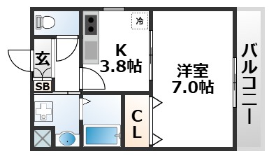 3階の間取り図