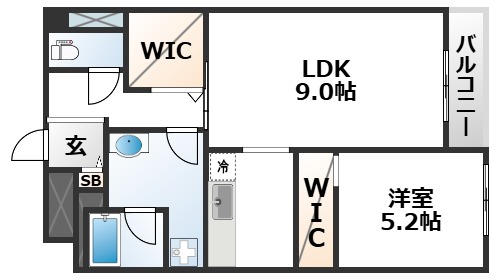 5階の間取り図