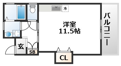 1階の間取り図