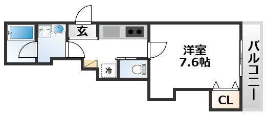 2階の間取り図