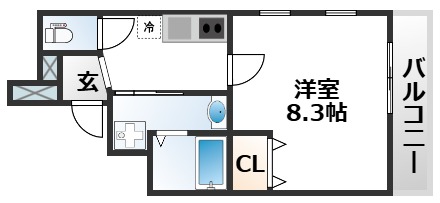 1階の間取り図