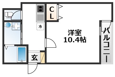 1階の間取り図