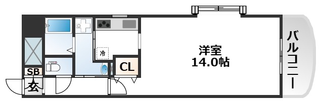 4階の間取り図