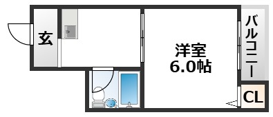 4階の間取り図