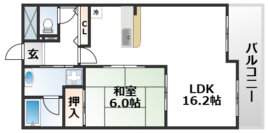 4階の間取り図