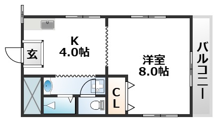 4階の間取り図
