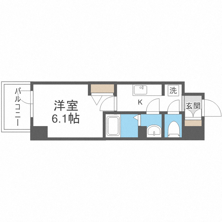 2階の間取り図