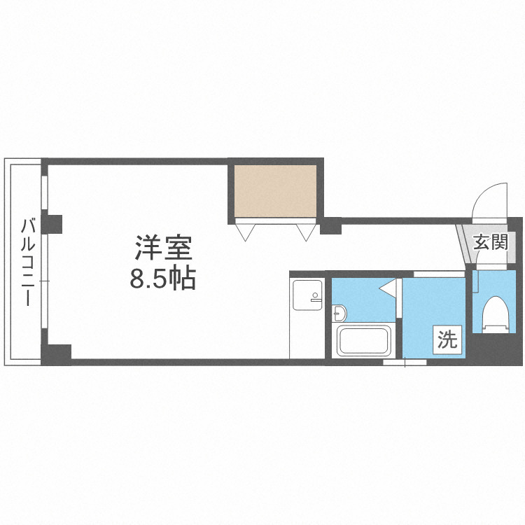 2階の間取り図