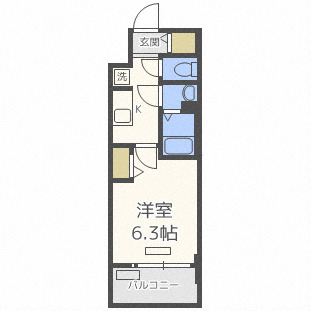 4階の間取り図