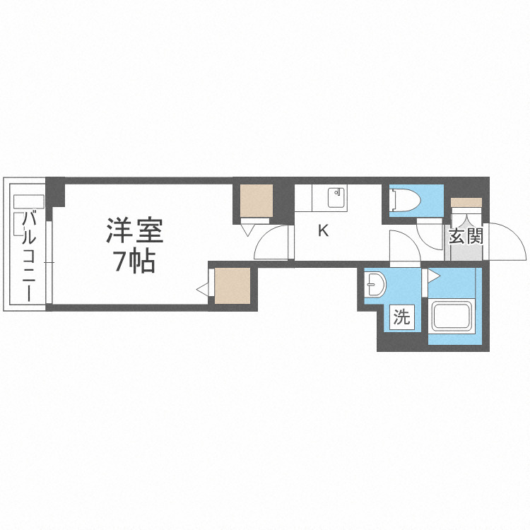 2階の間取り図