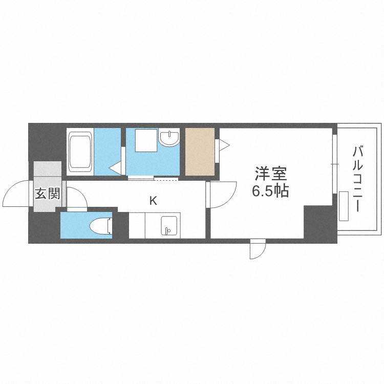 6階の間取り図