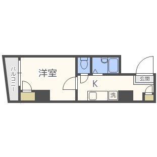 4階の間取り図