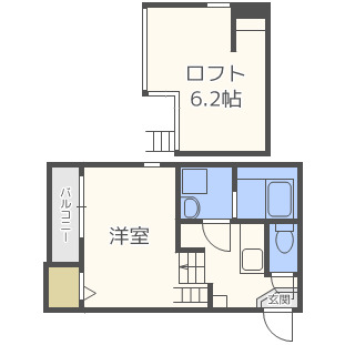 2階の間取り図