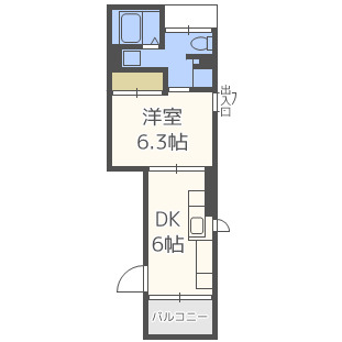 2階の間取り図