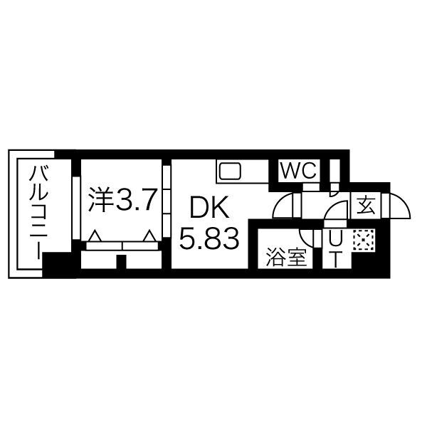 6階の間取り図