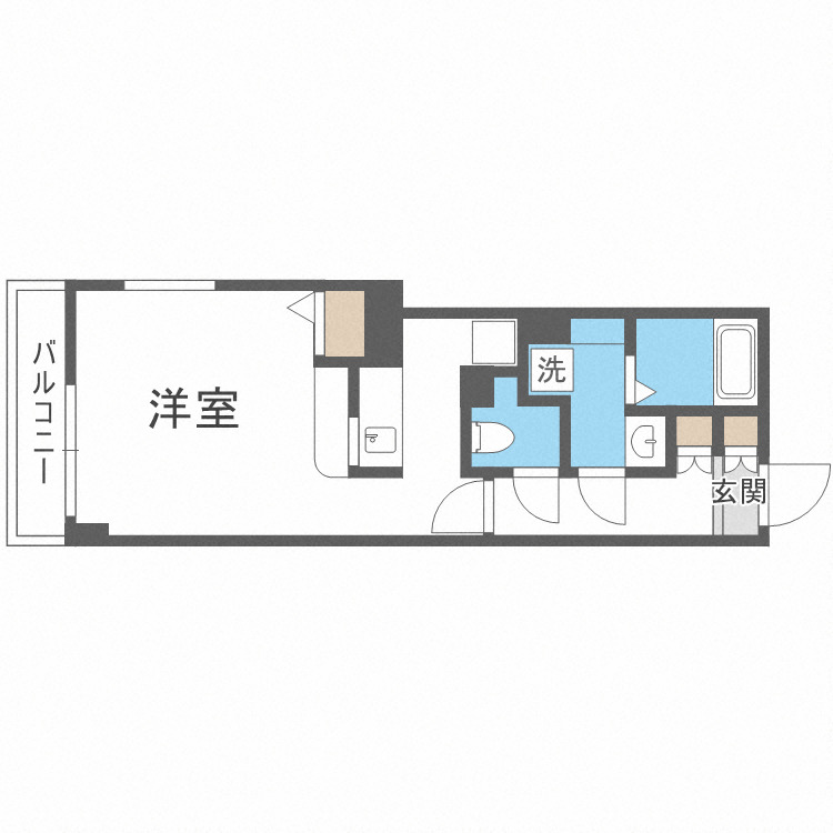 2階の間取り図