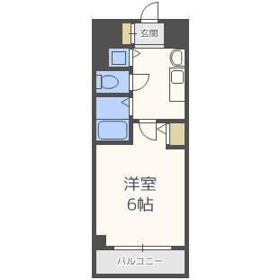 6階の間取り図